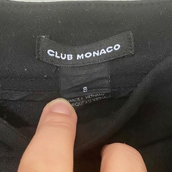 Club Monaco Black Dress Pants - Picture 3 of 4